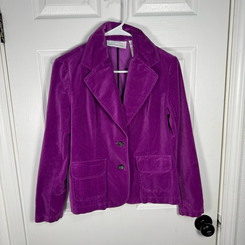 Rich Purple Women's Blazer -‎ Liz Claiborne Collection